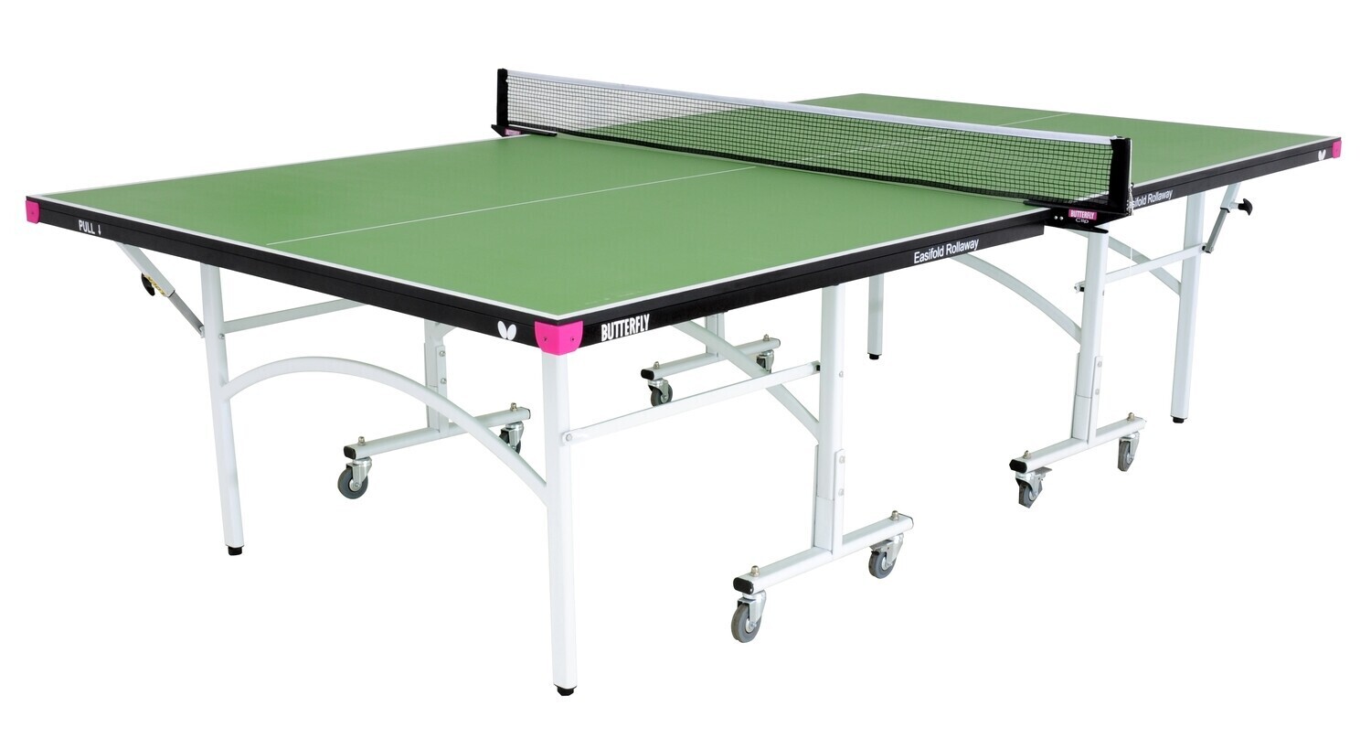 Butterfly Easifold 19 Indoor Rollaway Table Tennis Table, Colour: Green
