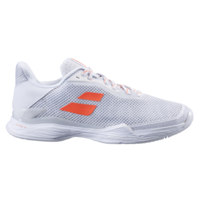 Babolat Jet Tere All Court Women's Tennis Shoes - White/Living Coral