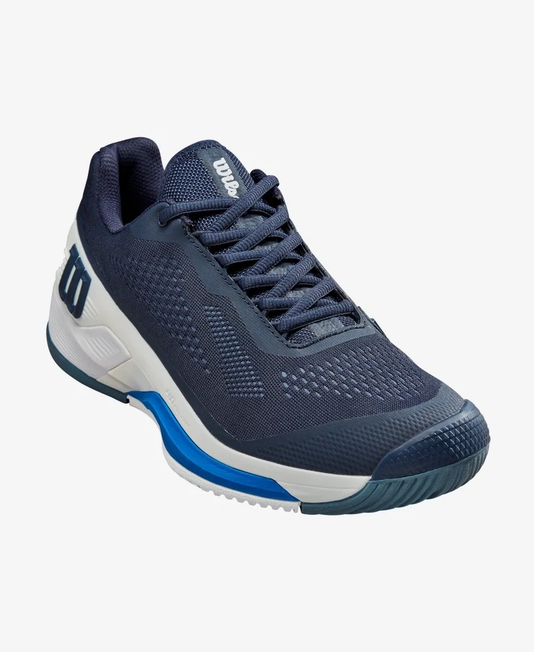 Wilson Rush Pro 4.0 Men&#39;s Tennis Shoes - Navy Blazer/White/Lapis Blue, Size: 9.0