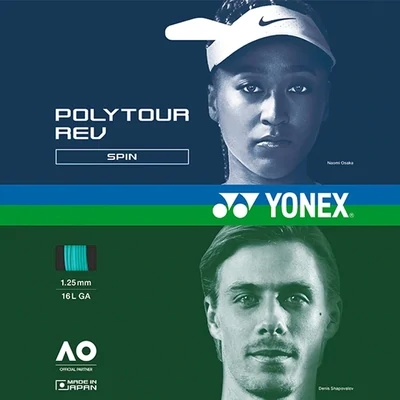 Yonex PolyTour Rev Tennis String Set 1.25mm - Mint