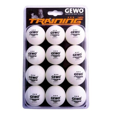 Gewo Training Balls White Pack of 12