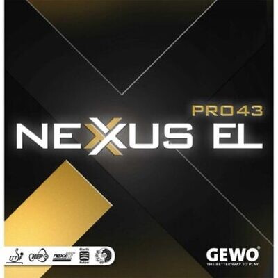 Gewo Nexus EL Pro 43 Red Table Tennis Rubber  2.1 mm