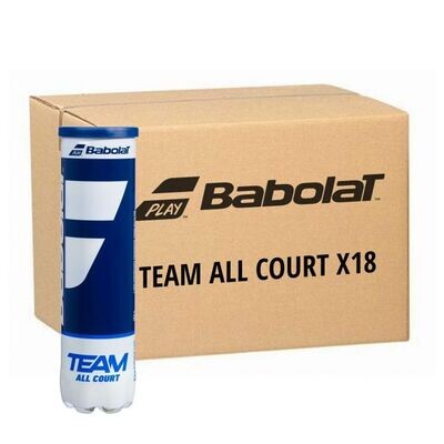 Babolat Team All Court Tennis Balls - Box of 18 Tubes