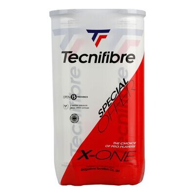 Tecnifibre X-One Tennis Balls - BiPack 2 x 4 Ball Tube