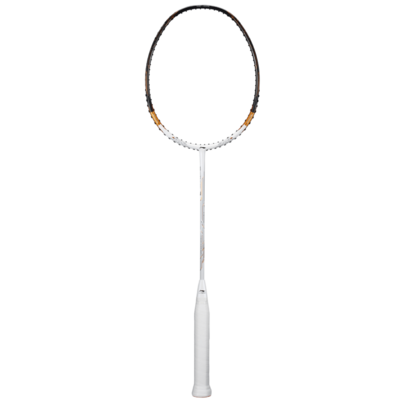Li-Ning Tectonic 7 Badminton Racket - White/Black