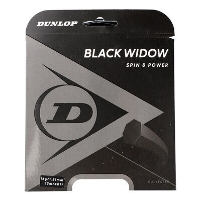 Dunlop Black Widow 16 Tennis String Set