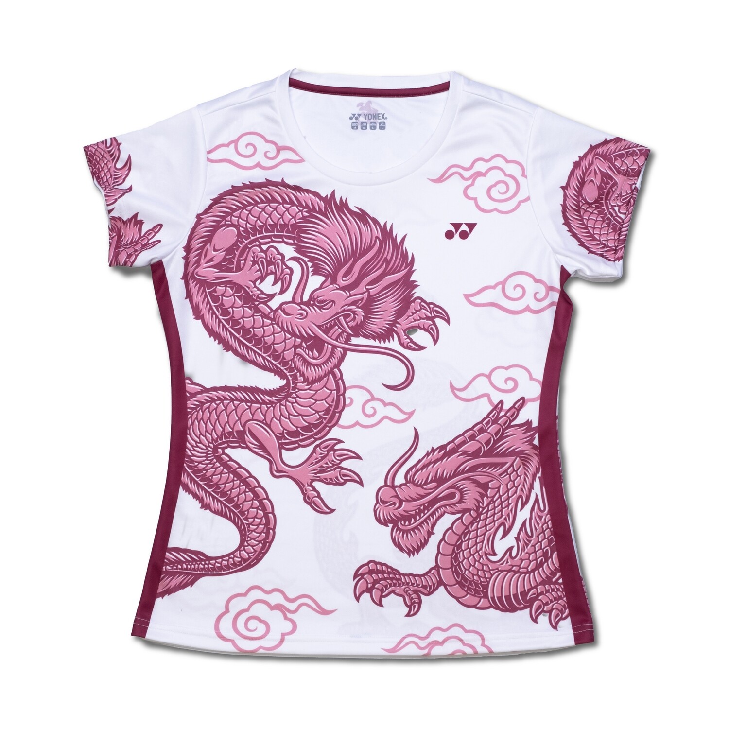 Yonex Fighting Dragons CNY 2024 Women&#39;s T-Shirt - White, Size: XL