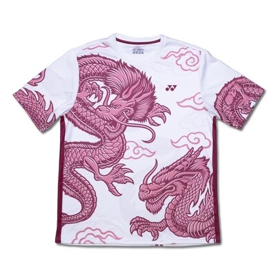 Yonex Fighting Dragons CNY 2024 Men's T-Shirt - White