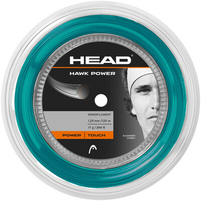 Head Hawk Power 1.25mm Tennis String - 200m Reel