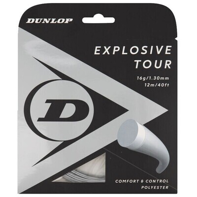 Dunlop Explosive Tour 17 Tennis String Set - Grey