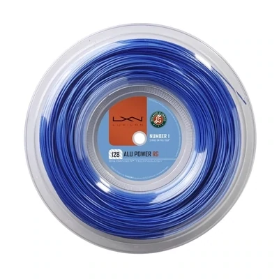 Luxilon Alu Power x Roland Garros 128 - Tennis String Reel 200m Blue