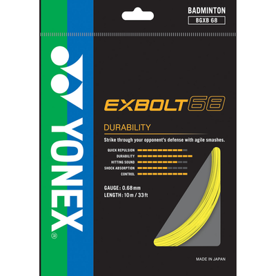 Yonex Exbolt 68 Badminton String Set - Yellow