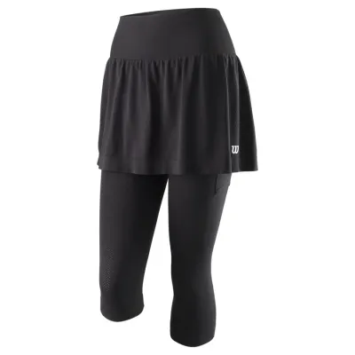 Wilson Seamless Capri Skort - Black