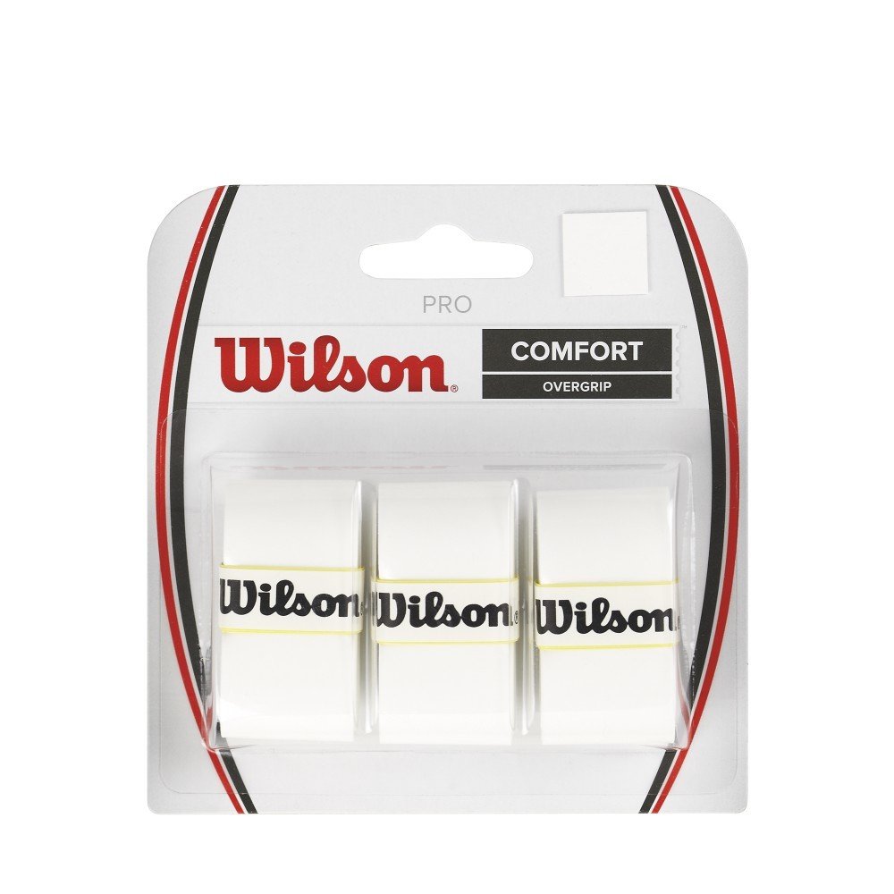 Wilson Pro Comfort Overgrip White - 3 Pack