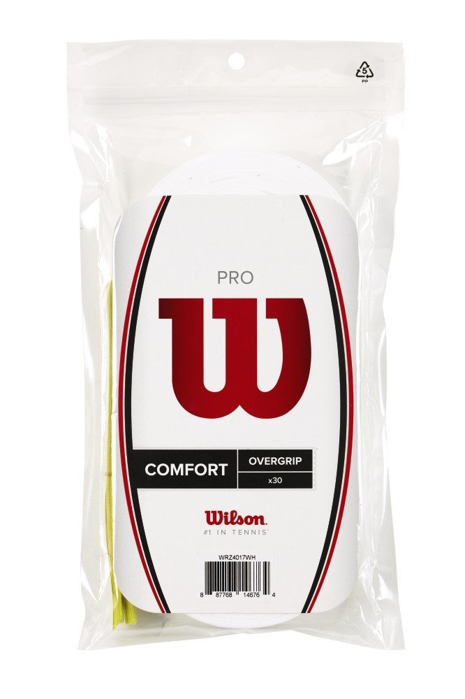Wilson Pro Comfort Overgrips - 30 Pack - White