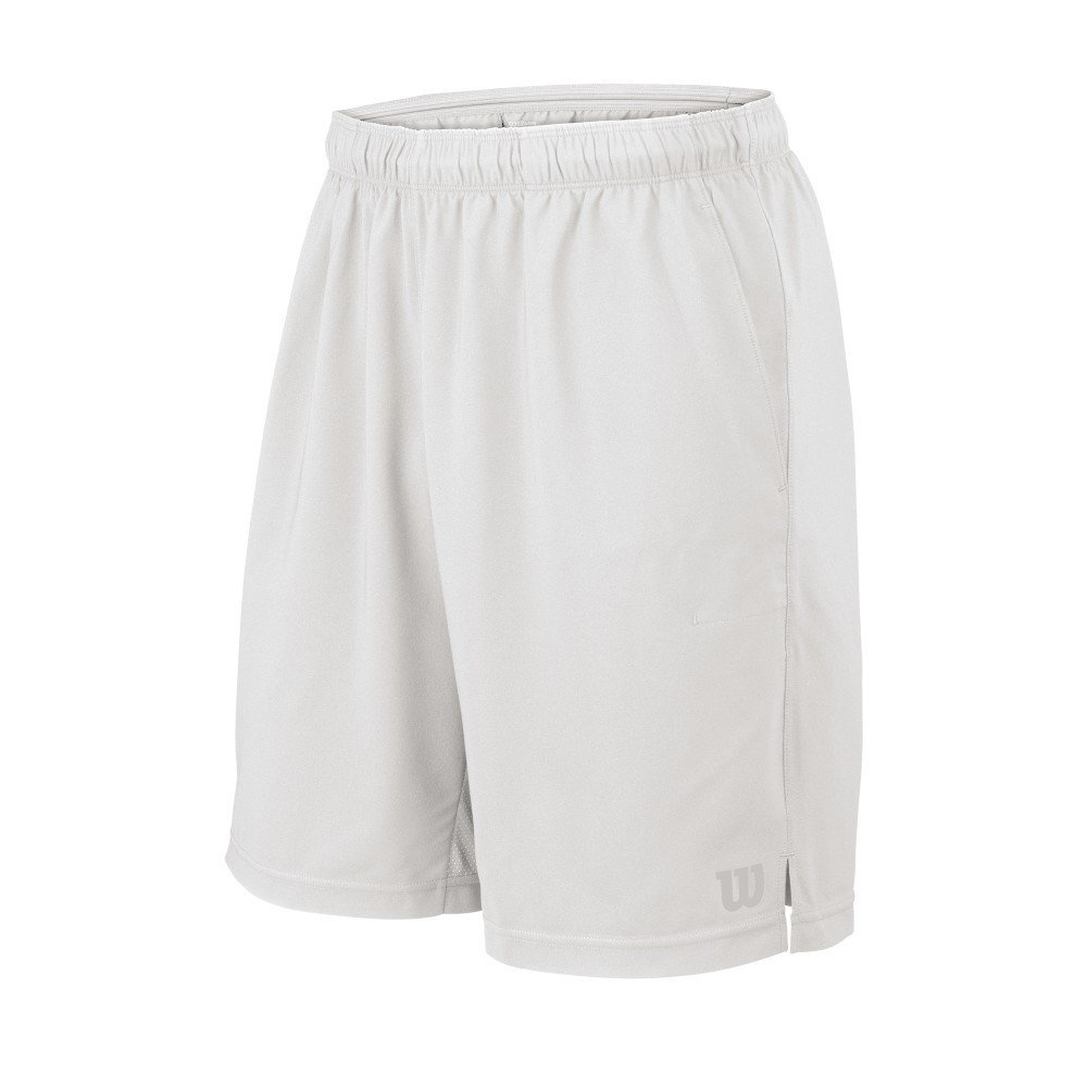 Wilson Men&#39;s Rush 9 Woven Shorts - White, Size: L