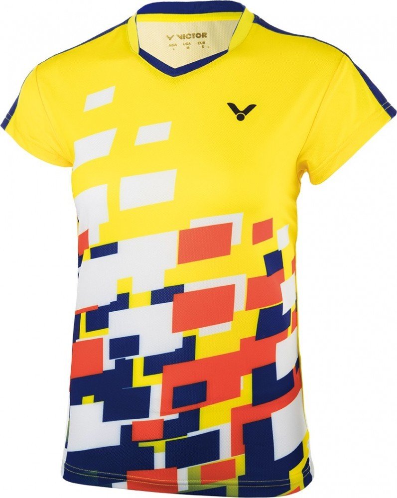 Victor Shirt Malaysia Women&#39;s 6418 - Yellow, Size: S
