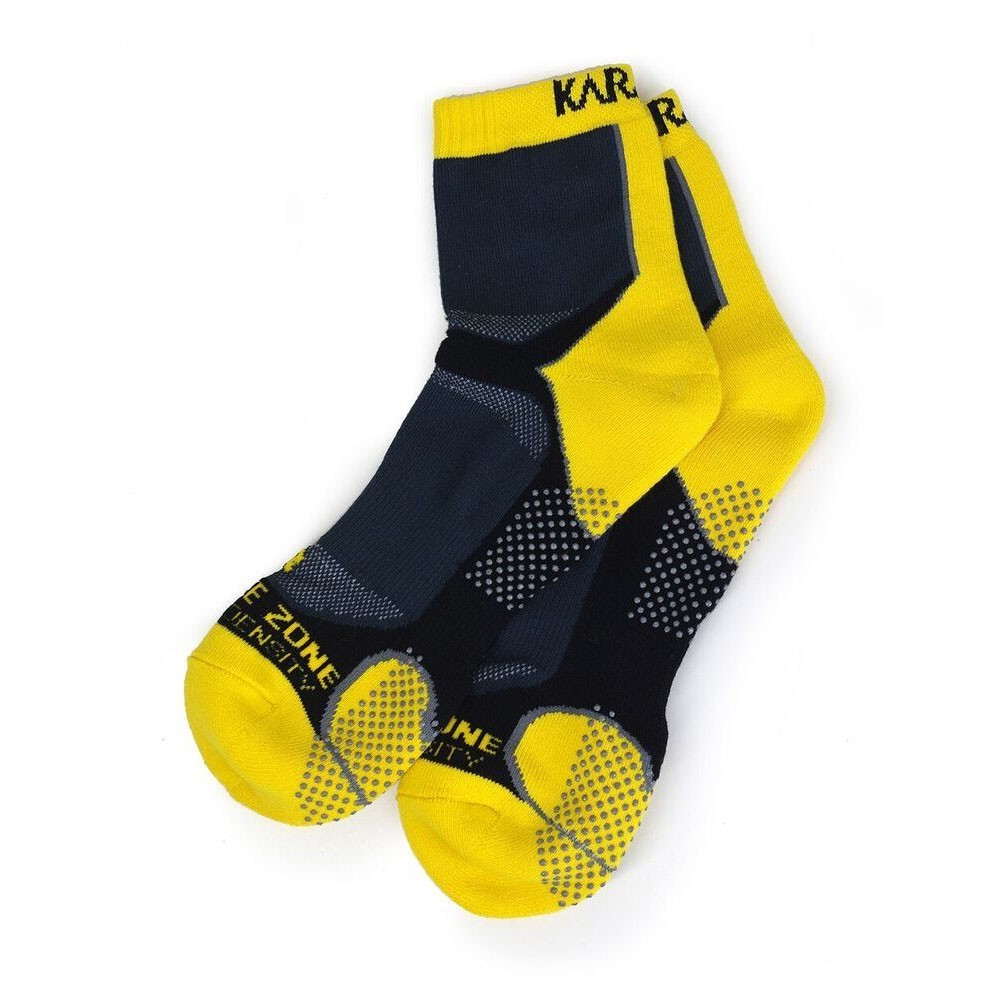 Karakal X4 Technical Ankle Sock - Black/Yellow