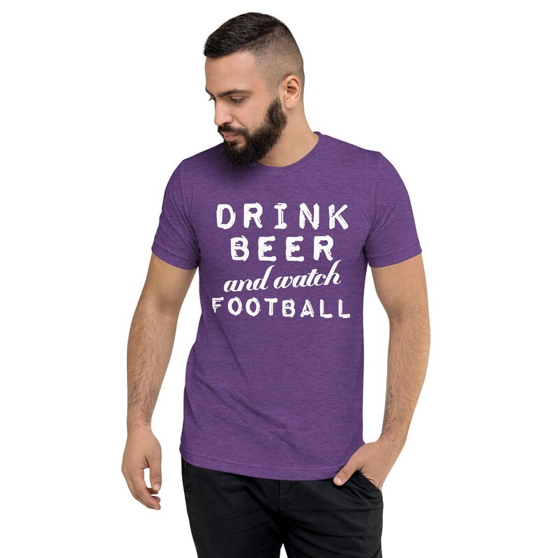 Drink Beer Football Tee