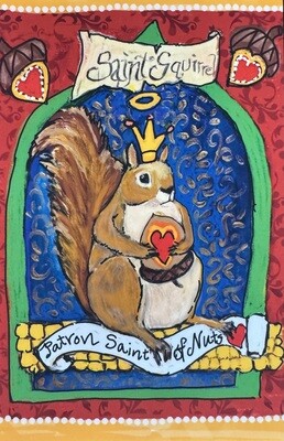 Saint Squirrel, the Backyard Saint of Love