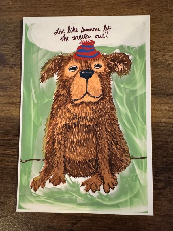 Treats Out Dog