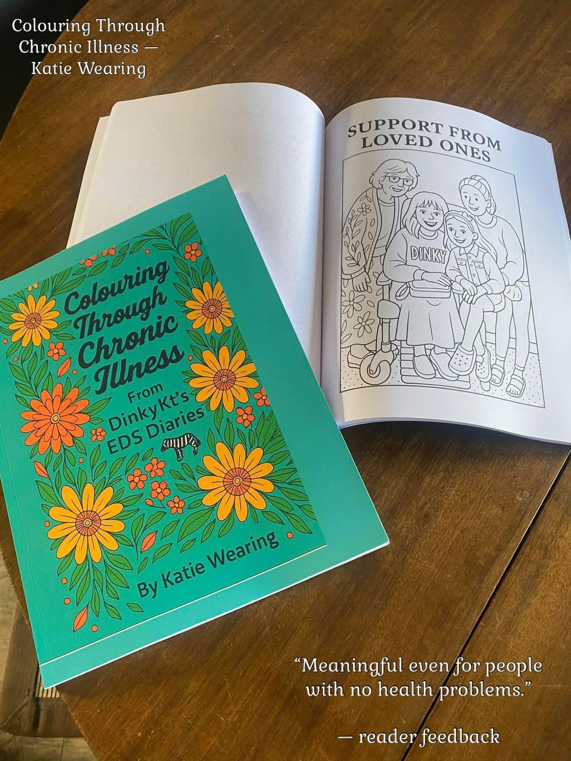 Colouring Through Chronic Illness - COLOURING BOOK
