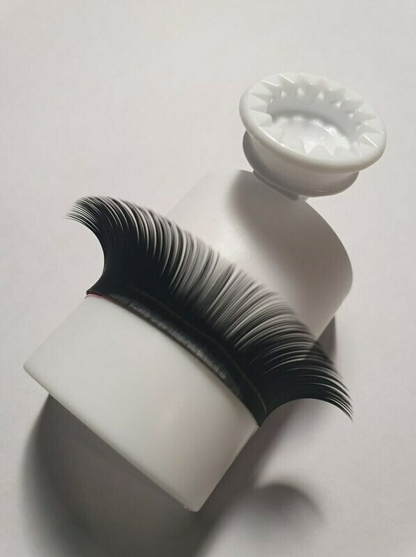 PRSTEN ZA DRŽANJE TREPAVICA i LEPKA + 5 KAPICA