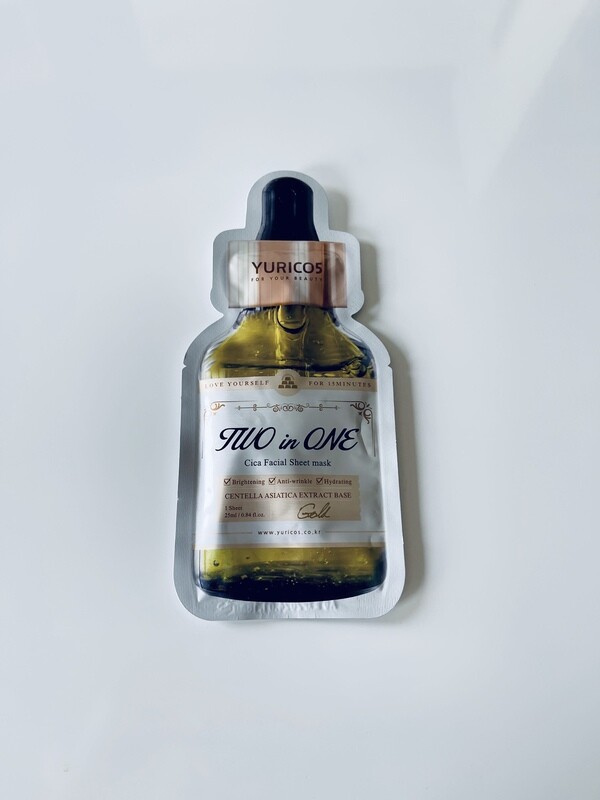 GOLD-ZLATNA MASKA ZA LICE DVA U JEDAN