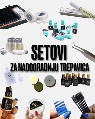 SETOVI ZA NADOGRADNJU TREPAVICA