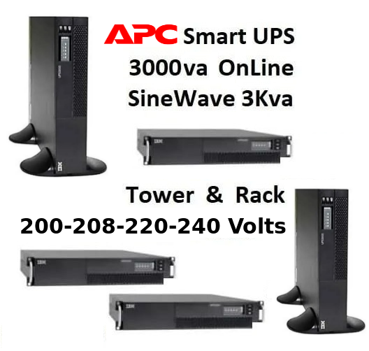 UPS APC 3000 VA TOWER &amp; RACK
