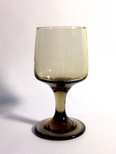 Cocktail, Brown Glass Mid-Century Modern 6.5 oz