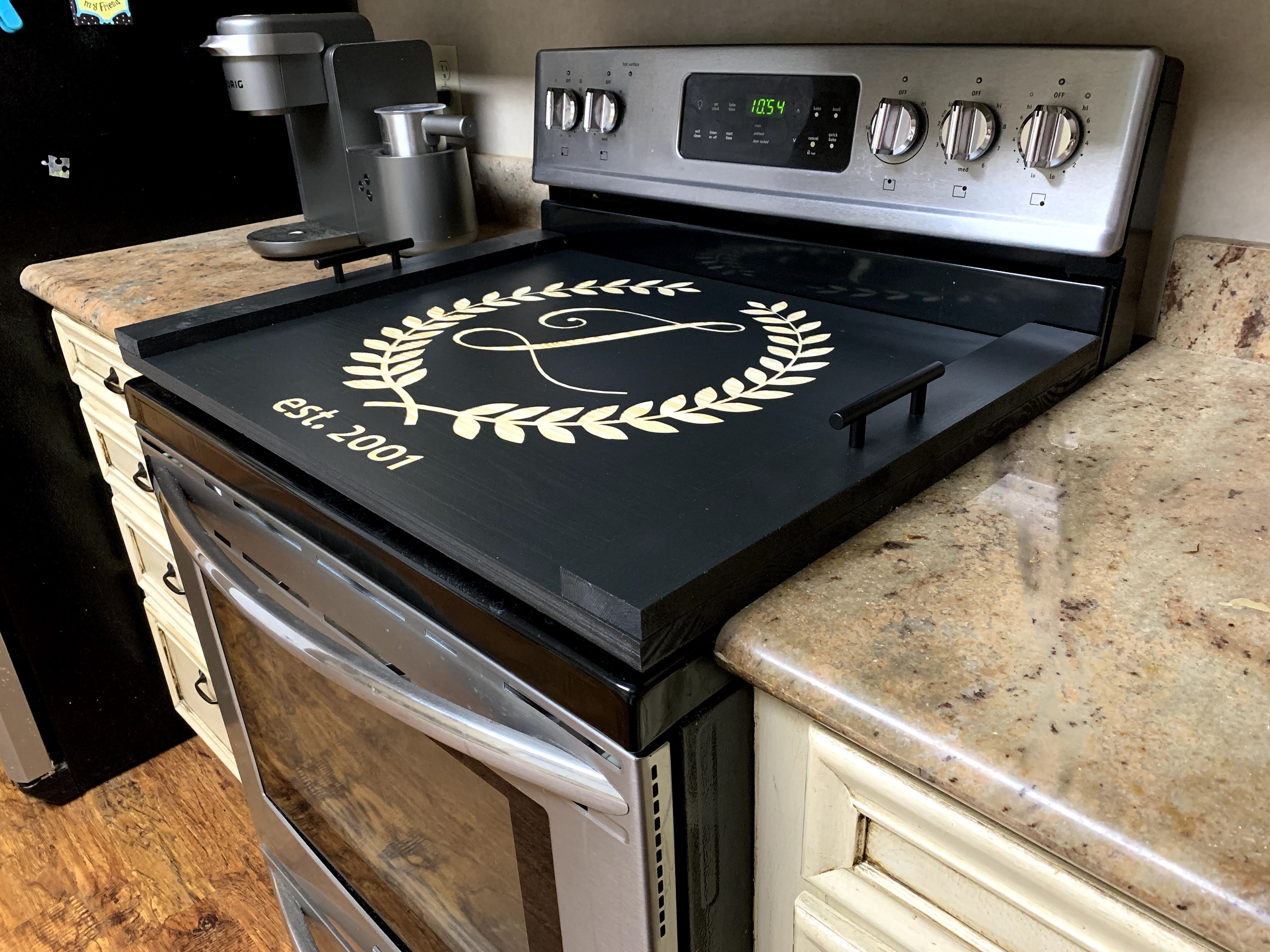 Stove and Range Cover Board, Fully Customizable. 