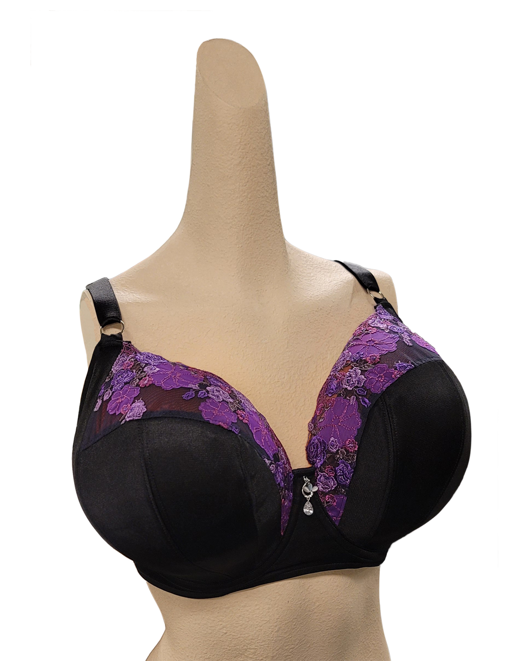 Dahlia Limited Edition Underwire Balconette Bra - Royal Purple Cups K-Q Dahlia Limited Edition Underwire Balconette Bra - Royal Purple Cups K-Q