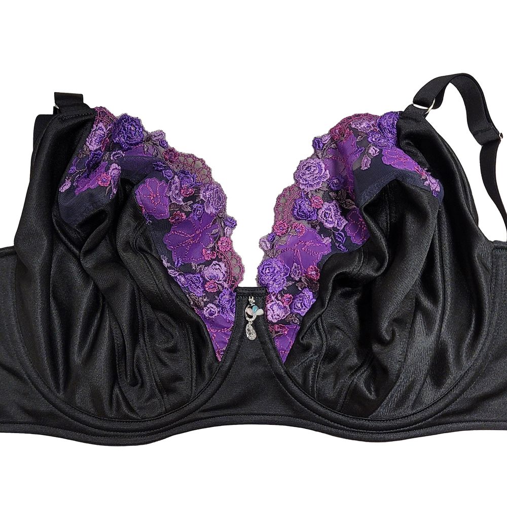 Daisy Limited Edition Underwire Balconette Bra - Royal Purple Cups AA-J Bands 24-28