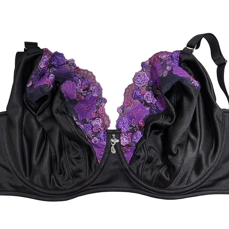 Daisy Limited Edition Underwire Balconette Bra - Royal Purple Cups AA-J Bands 24-28