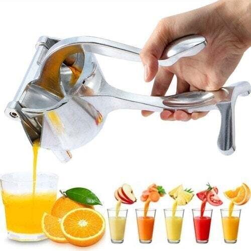 Aluminum Alloy/Stainless Steel Manual Hand Press Juicer Squeezer Household Fruit Juicer Extractor Machine Kitchen Tools&amp;Gadgets