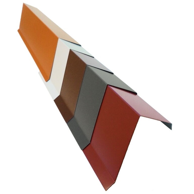 2m Aluminium 0,7mm Ortgangblech BEIDSEITIG farbig