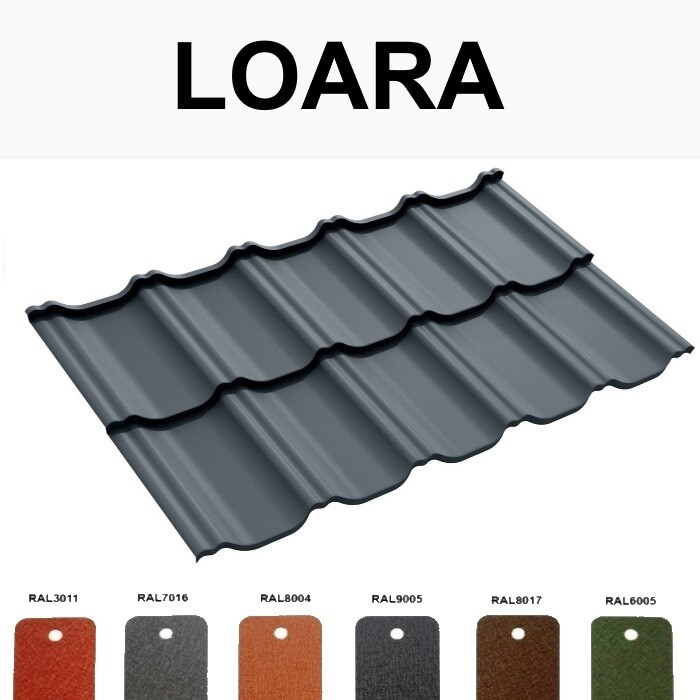 LOARA Pfannenblech Ziegelblech Profilblech Dachpfannenprofil Dachblech