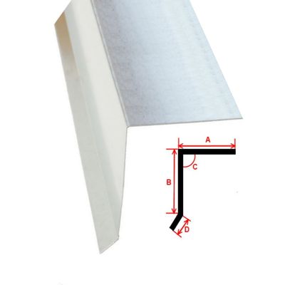2m Ortgangblech Aluminium Natur 0,7mm