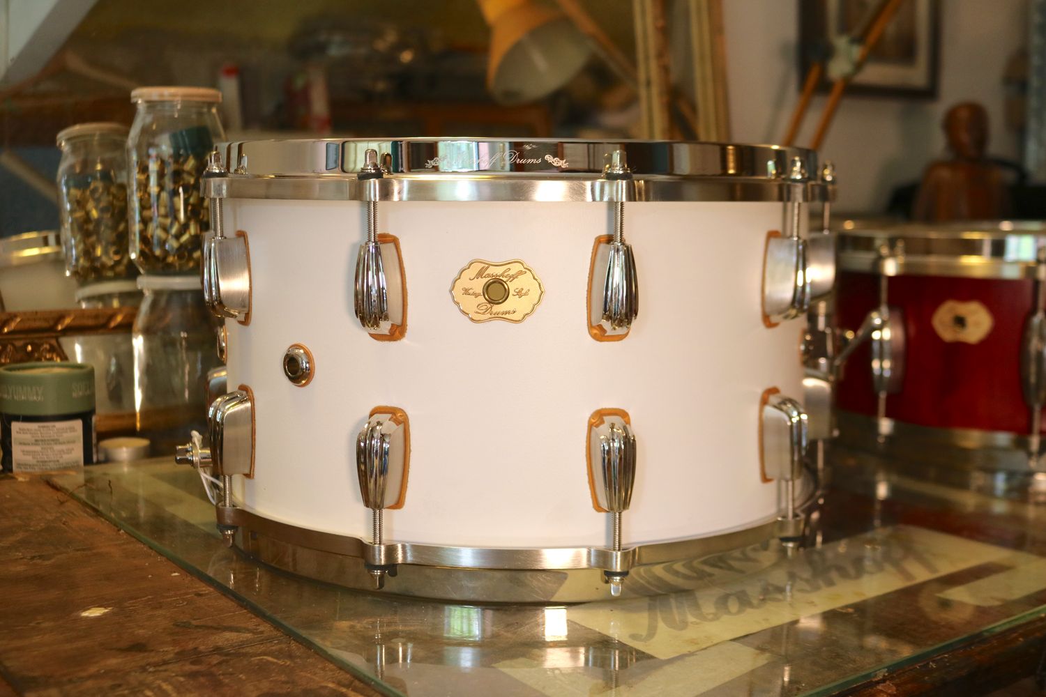 Masshoff Solid Die Cast 14x7,5 Big Chief Duo Satin Nickel Hardware