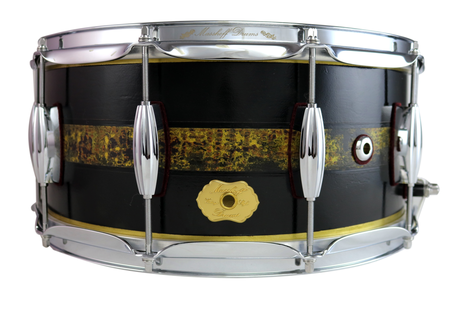 Z___Masshoff Drums 14"x 6.5" Messing Snare Drum "Avalon Brass / Duco King"