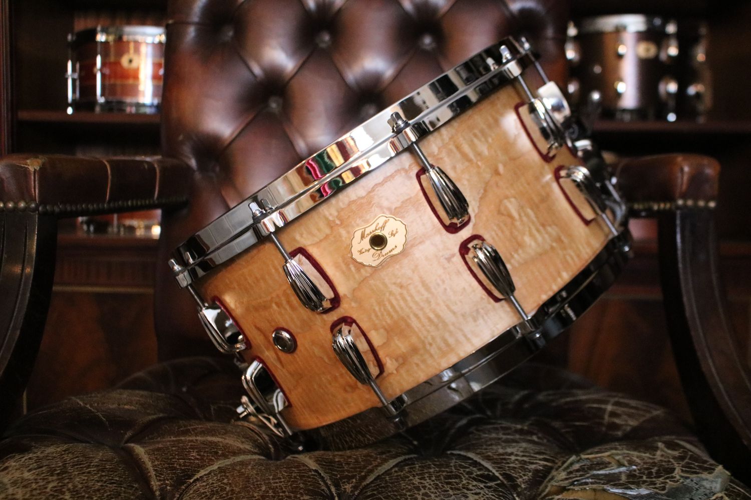 Masshoff Exclusive one of a kind 14x7 Mappa Maple Snare Drum