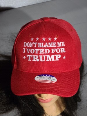 Don&#39;t Blame Me I voted Trump