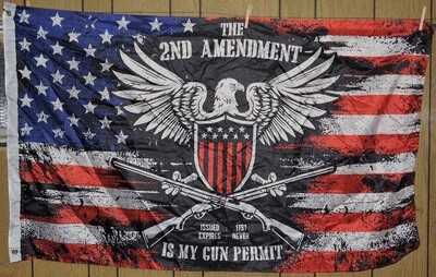 2nd Amd Gun Permit Flag