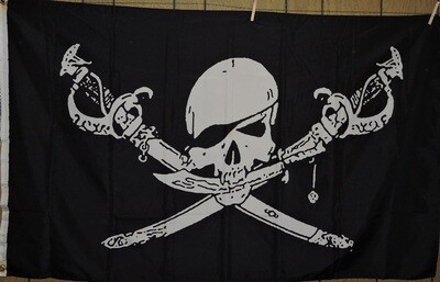 Skull and Crossswords Flag