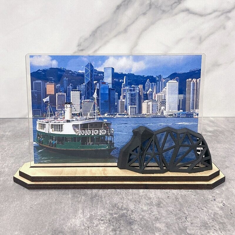 獅子山立體造型相架 Photo Frame (橫向)