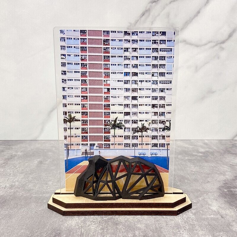 獅子山立體造型相架 Photo Frame (直向)