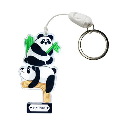 【熊貓】手機支架匙扣