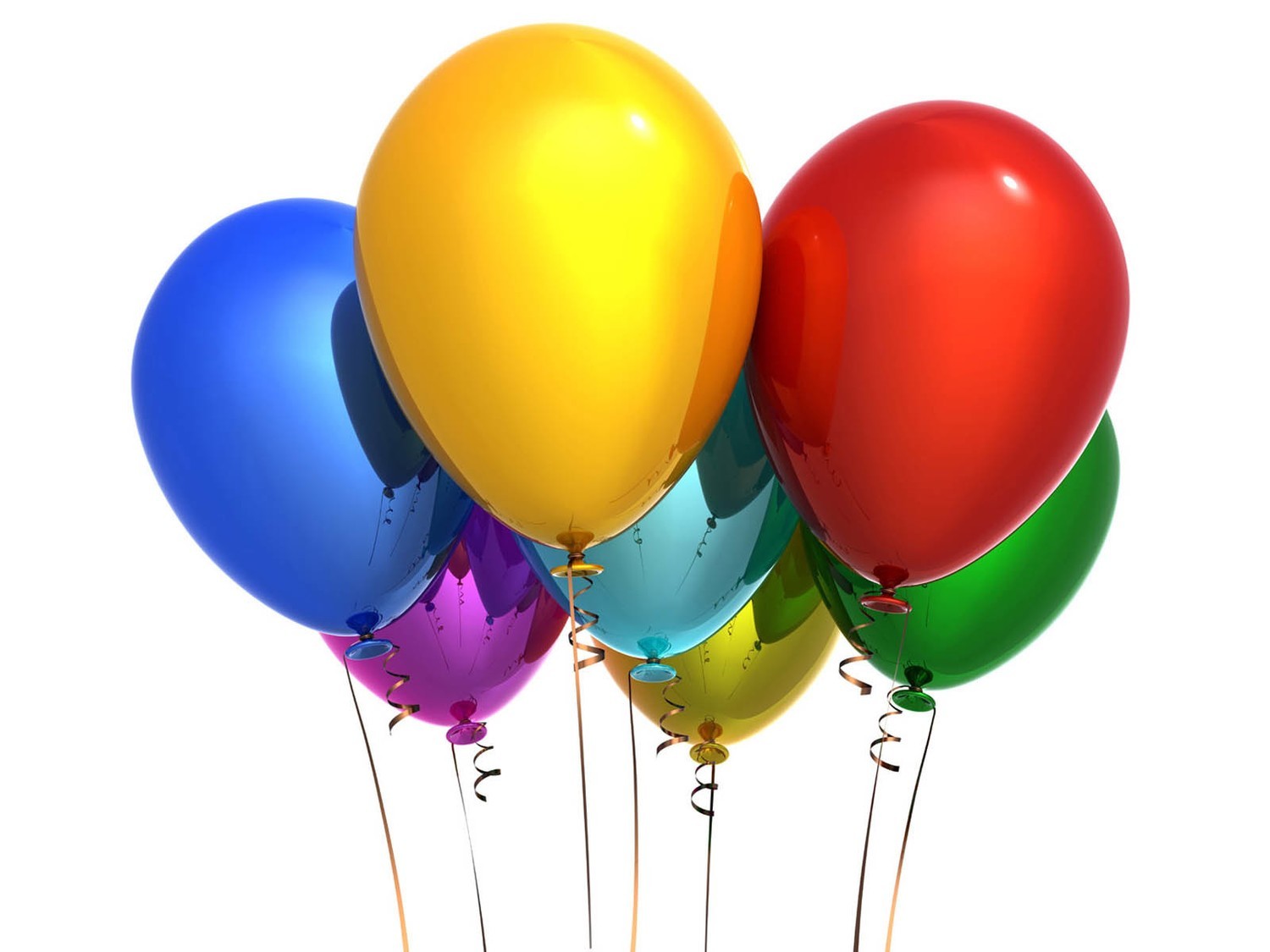 Pre Filled 11" Latex Helium Balloons dozen