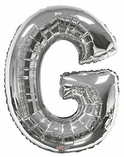 34&quot; Silver Foil Letter &quot;G&quot; Balloon